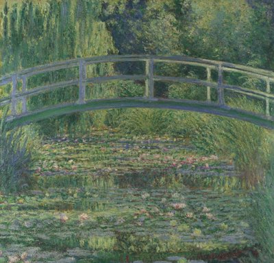 De Waterlelievijver door Claude Monet